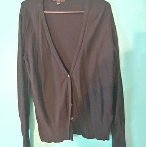 Black cardigan